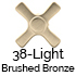 38-Light Brushed Bronze