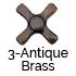 3-Antique Brass